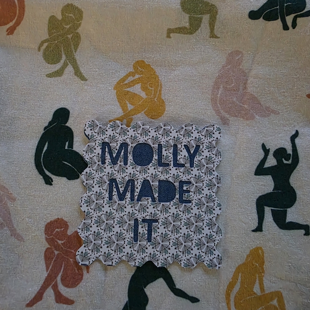 Upcycled Heat Pad W Bag / Sleeve (Dance/ White). Scented You Pick Microwave - Picture 5 of 6